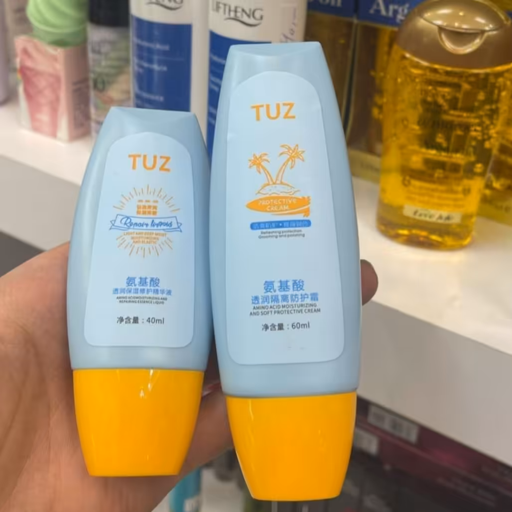 کرم نرم کننده Tuzمحافظت کننده و آبرسان عالی برای پوست صورت ودست درپک دوعددی