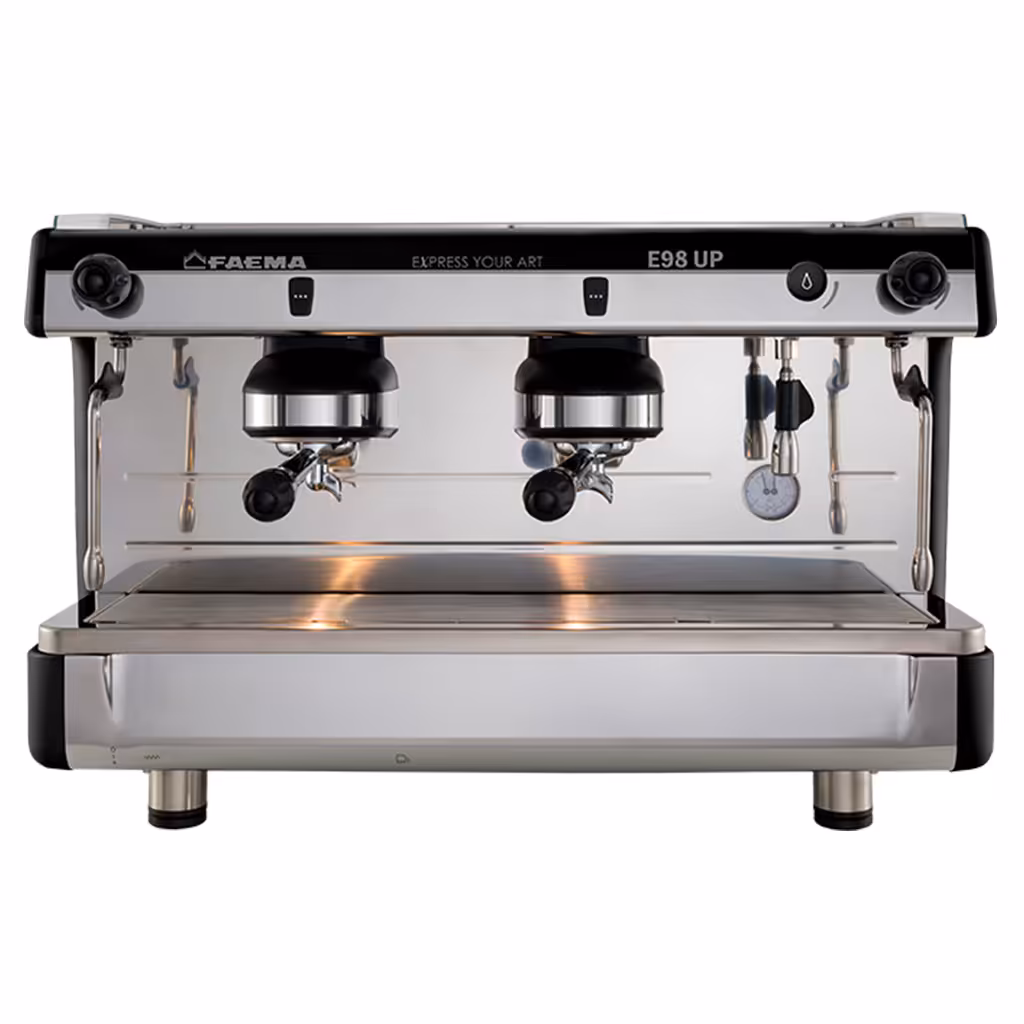 اسپرسوساز دو گروپ فائما مدل E98UP نیمه اتومات
