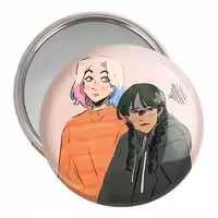 آینه جیبی خندالو مدل سریال ونزدی Wednesday کد 25206