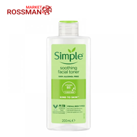 تونر التیام بخش سیمپل simple مدل soothing مناسب انواع پوست حجم 200 میلی لیتر