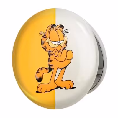 آینه جیبی خندالو طرح گارفیلد Garfield مدل تاشو کد 13835