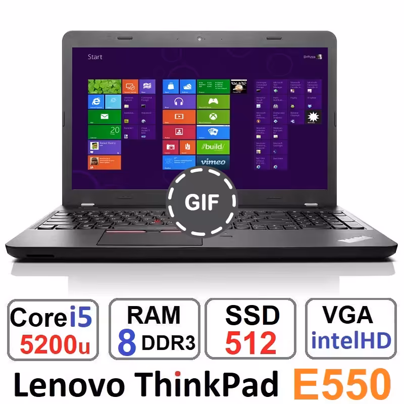 لپ تاپ لنوو Lenovo ThinkPad E550 Core i5 5200u رم8