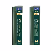 نوک مداد نوکی 0.7 میلی متری فابر کاستل مدل Super Polymer HB بسته دو عددی