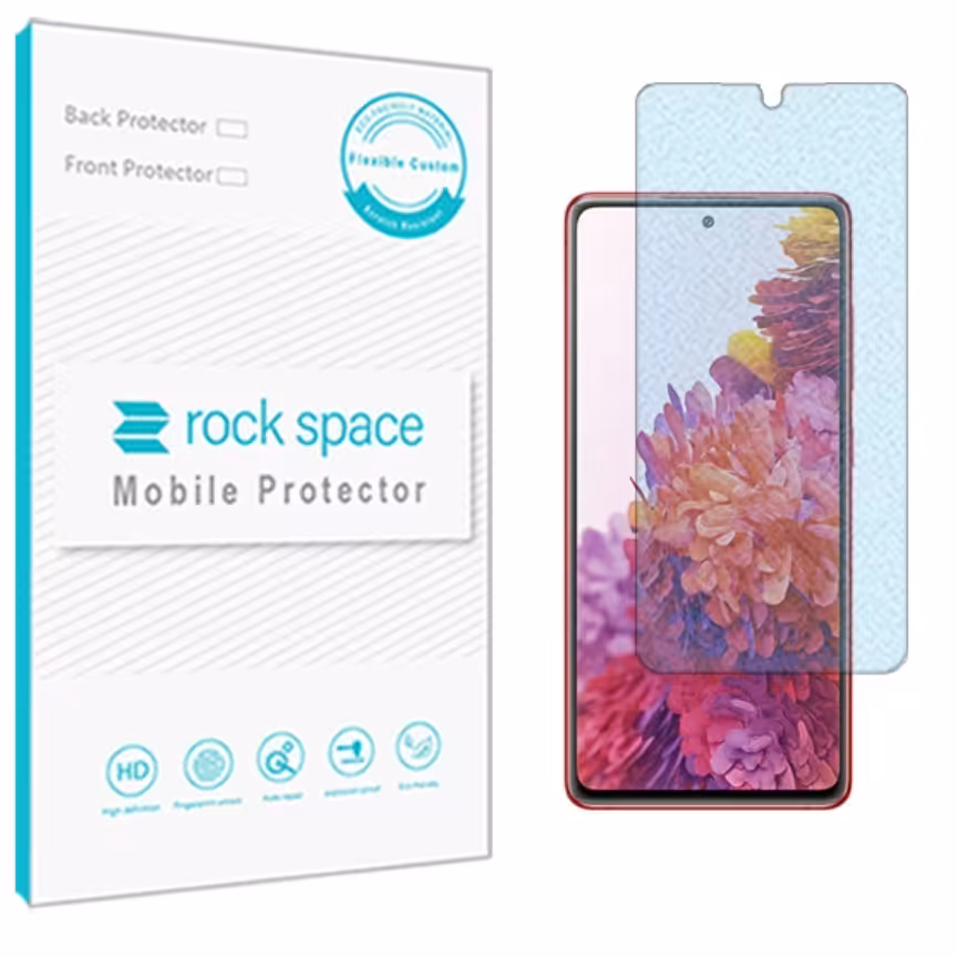  گلس نانو مات بلوکات (ضد اشعه آبی) و ضد ضربه سامسونگ S20 FE برند راک اسپیس  