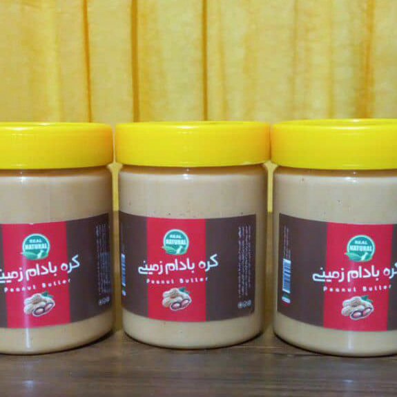 کره بادام زمینی خالص و طبیعی