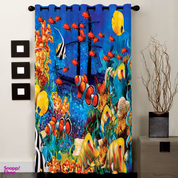 پرده مدل C1-50855 ارتفاع 290 سانتی متر