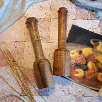 گوشتکوب چوبی دست ساز بارلی چوب گردو مدل روژان 25 سانتی مدل کد bar0277