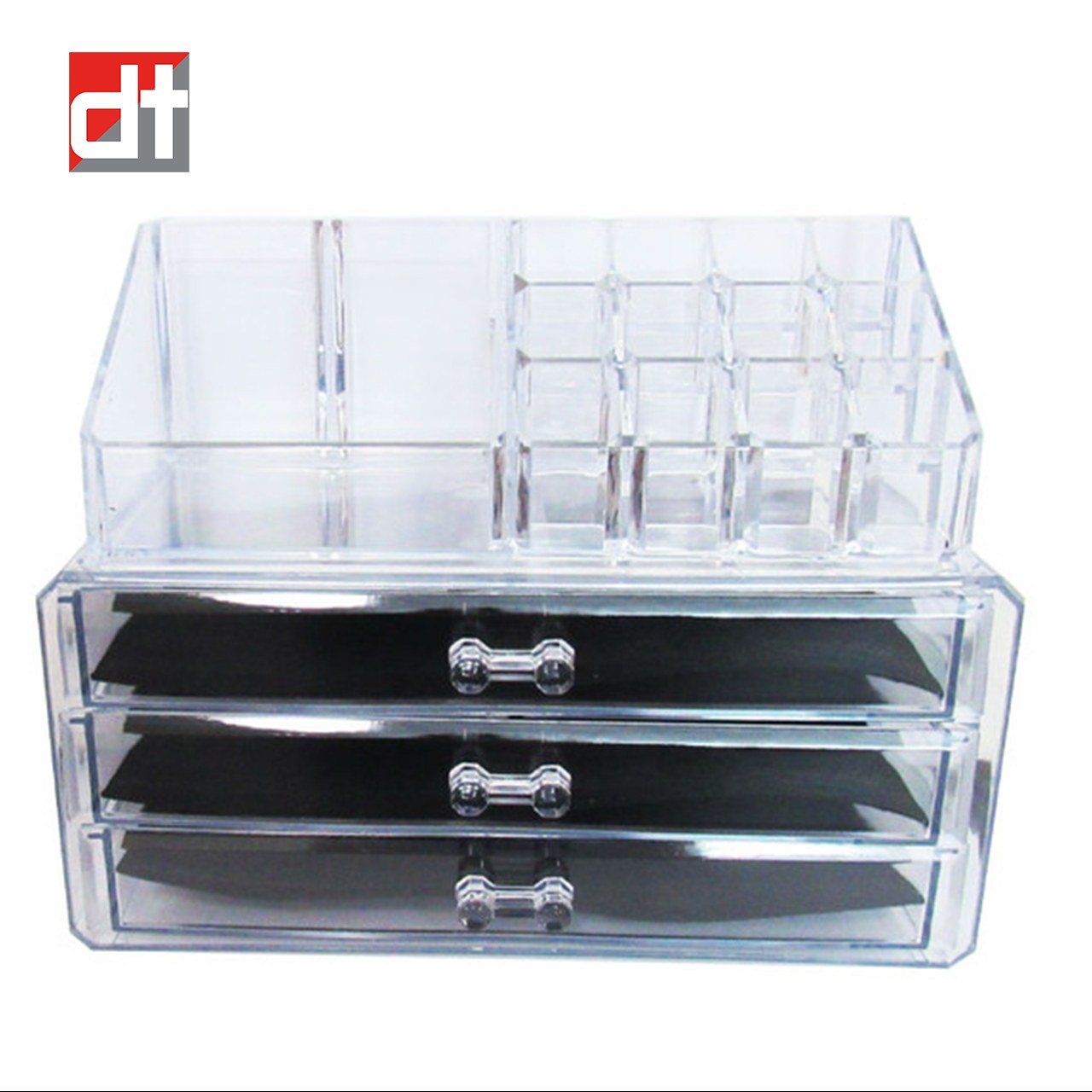 استند لوازم آرایش مدل بیوتی بی رنگ و شفاف