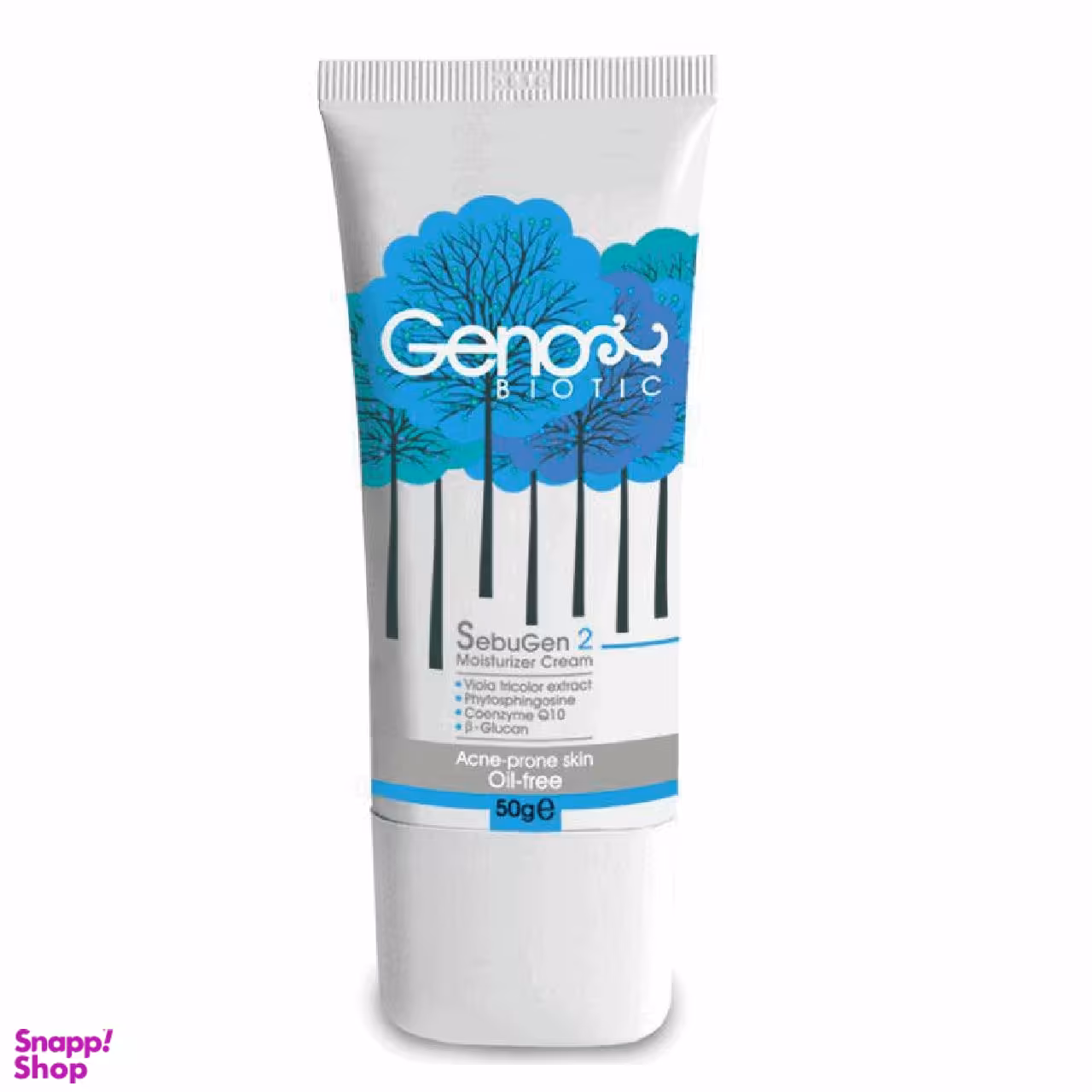 کرم رطوبت‌ رسان ژنوبایوتیک مدل SebuGen 2 وزن 50 گرم