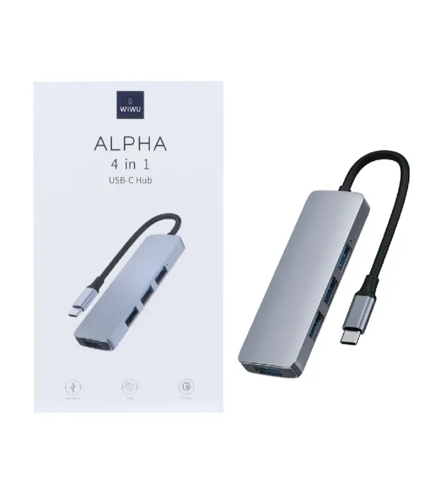 هاب 4 پورت ویوو Type-C مدل A440 Pro