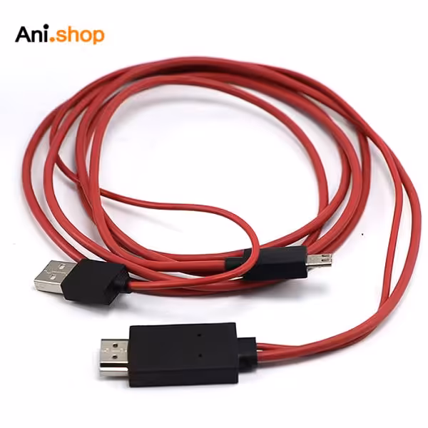 کابل تبدیل لایتنینگ اندروید به HDMI مدل به طول 2 متر
