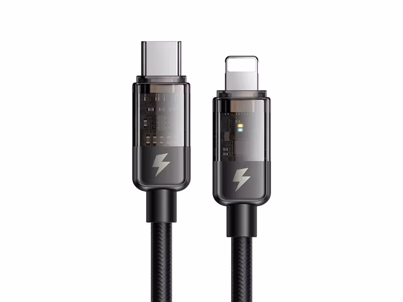کابل هوشمند تایپ سی به لایتنینگ 36 وات 1.8 متری مک دودو Mcdodo Auto Power Off Type-C to Lightning Data Cable