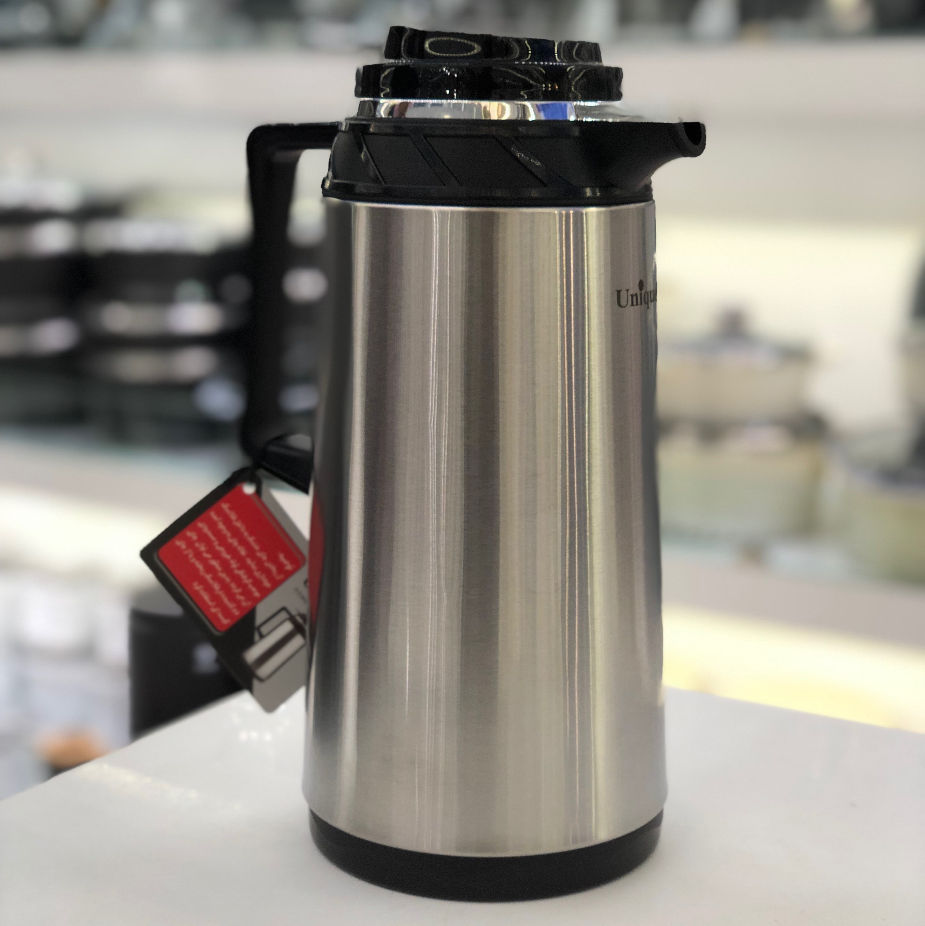 فلاسک چای داخل شیشه 1.6 لیتر یونیک جدید UN-1894