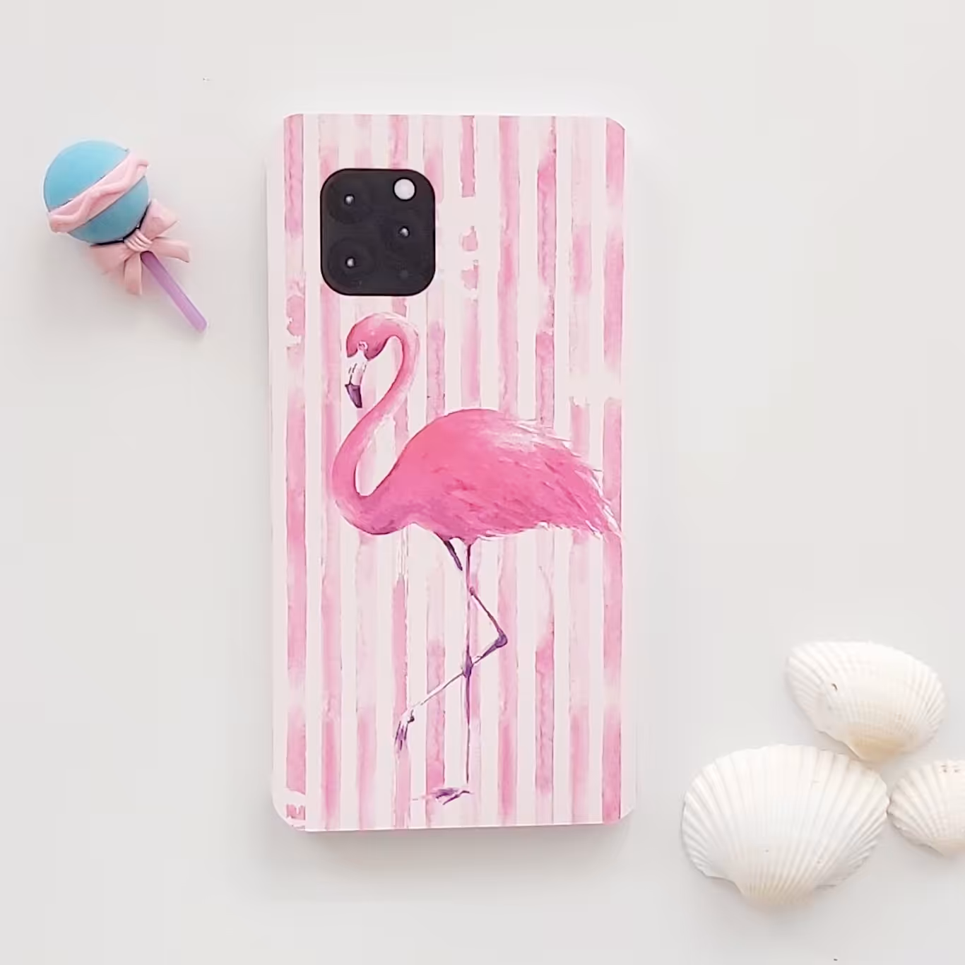 دفترچه یادداشت 80 برگ آی نت مدل گوشی آیفون طرح فلامینگو