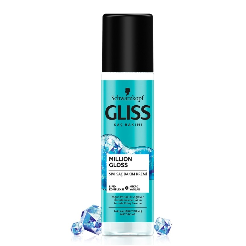 اسپری دوفاز مو گلیس مدل MILLION GLOSS حجم 200 میل
