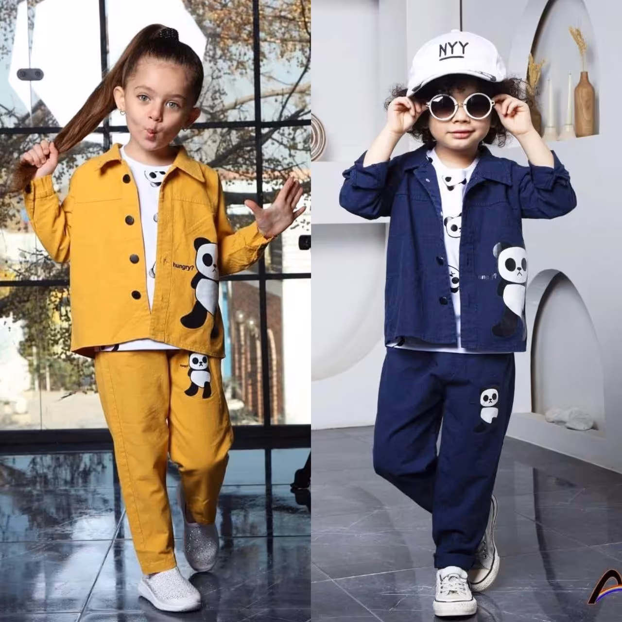 سه تیکه پاندا  مناسب 2تا 8سال