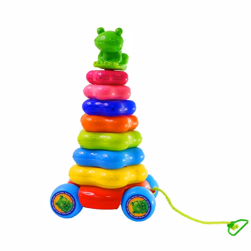 بازی فکری حلقه هوش چرخدار-اسباب بازی آموزشی-آموزش رنگ ترتیب کوچک و بزرگی