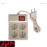 چند راهی برق کلید دار ذاکر (ZAKER)