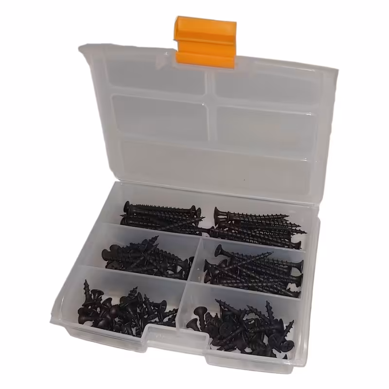 پیچ ام دی اف به همراه جعبه ارگانایزر مدل MDF160 مجموعه 160 عددی