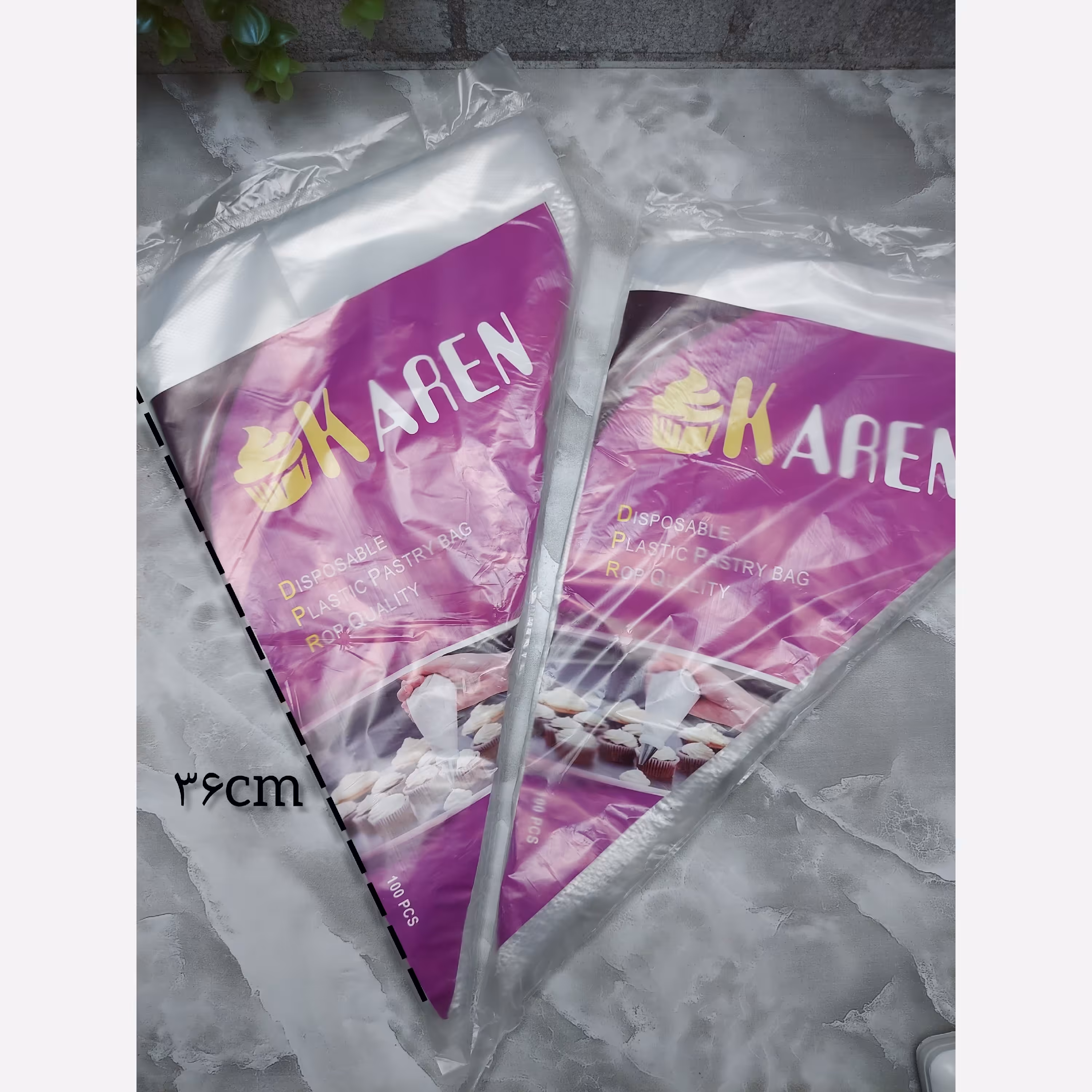 قیف یکبار مصرف سایز بزرگ 100عددی