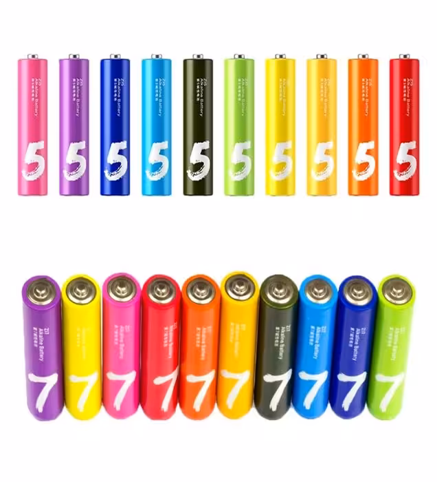 باتری قلمی و نیم قلمی آلکالاین شیائومی مدل ZI5 - ZI7 بسته 20 عددی