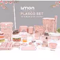 سرویس پلاستیکی 58 پارچه لیمون (بهترین کیفیت)