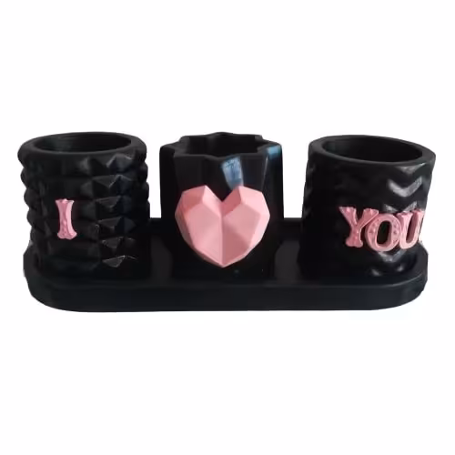 ست چند منظوره بتنی طرح دختر صورتی