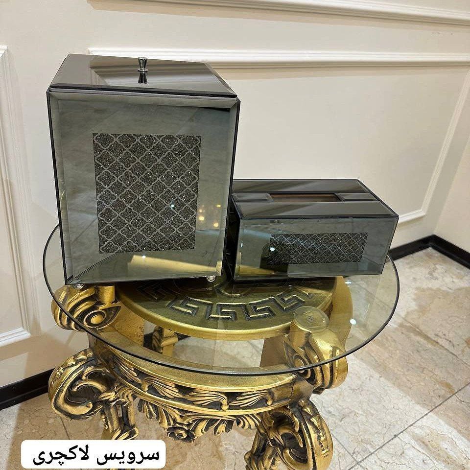 سطل و جا دستمال لاکچری