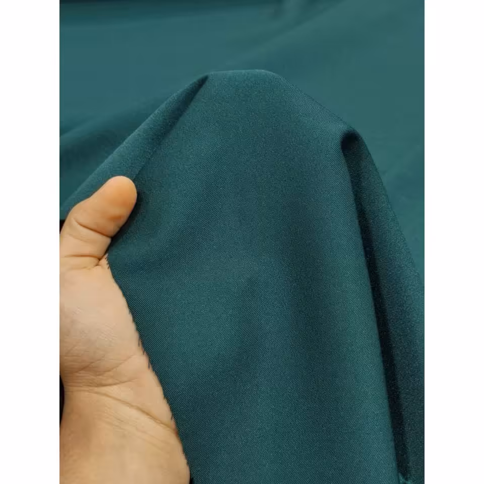 پارچه کرپ سوپر مازراتی ساده رنگ سبز  درباری و سبز ادامسی و سبز زیتونی و سبز سیدی