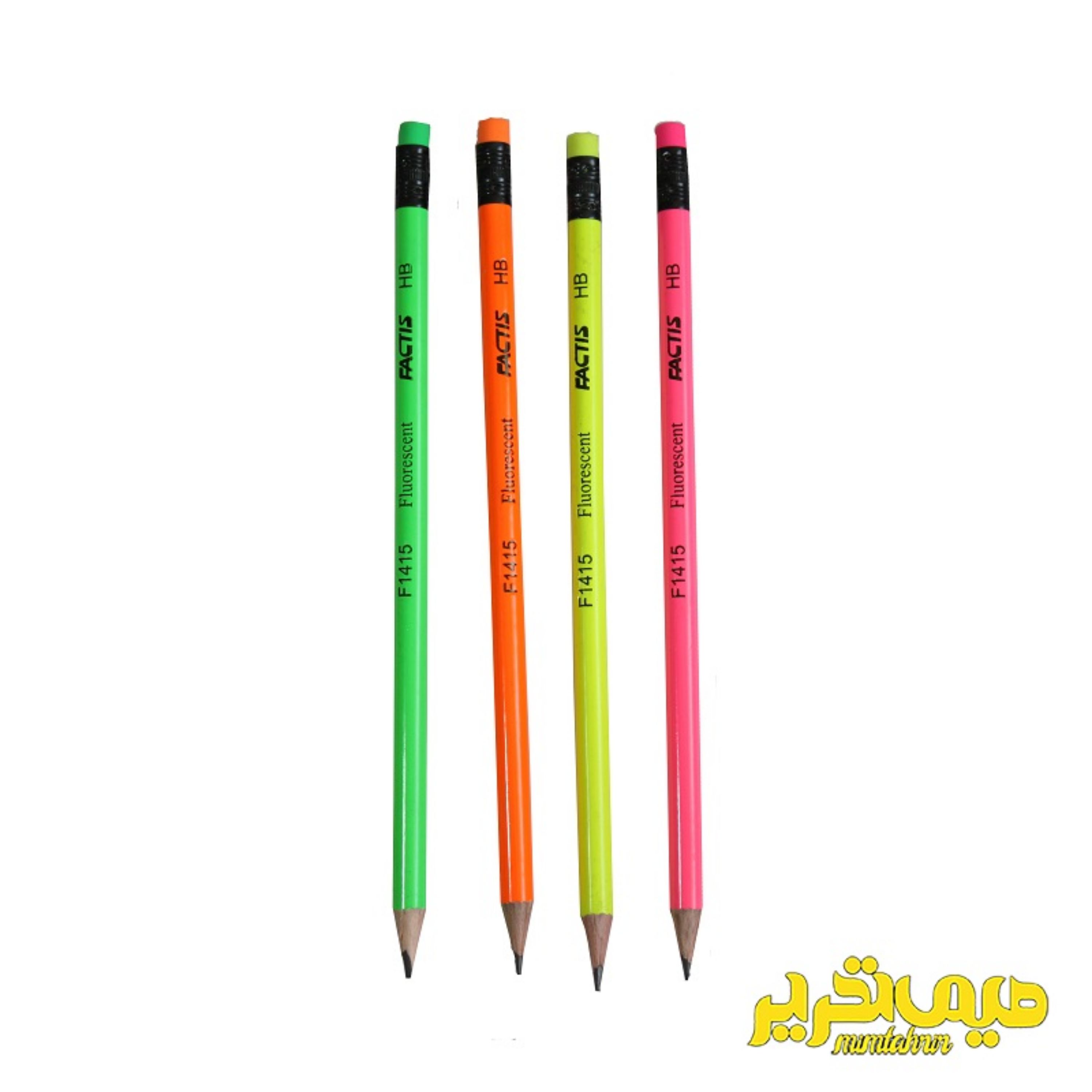 مداد مشکی فکتیس کد F1415 بسته 4 عددی