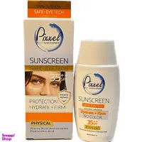 کرم ضد آفتاب دور چشم و صورت فیزیکال بی رنگ پیکسل SPF35 حجم 50 میلی لیتر