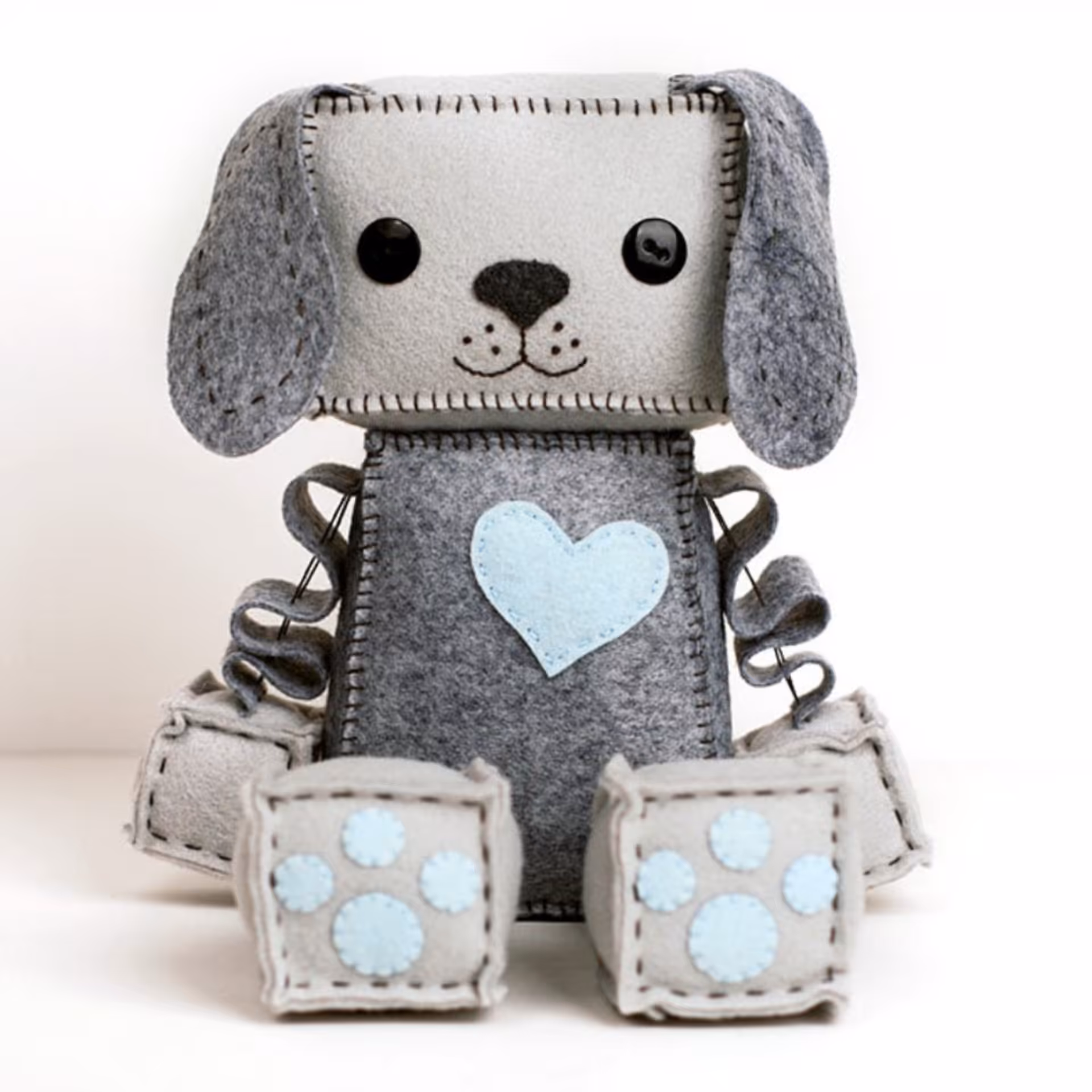 عروسک نمدی (طرح سگ بامزه)