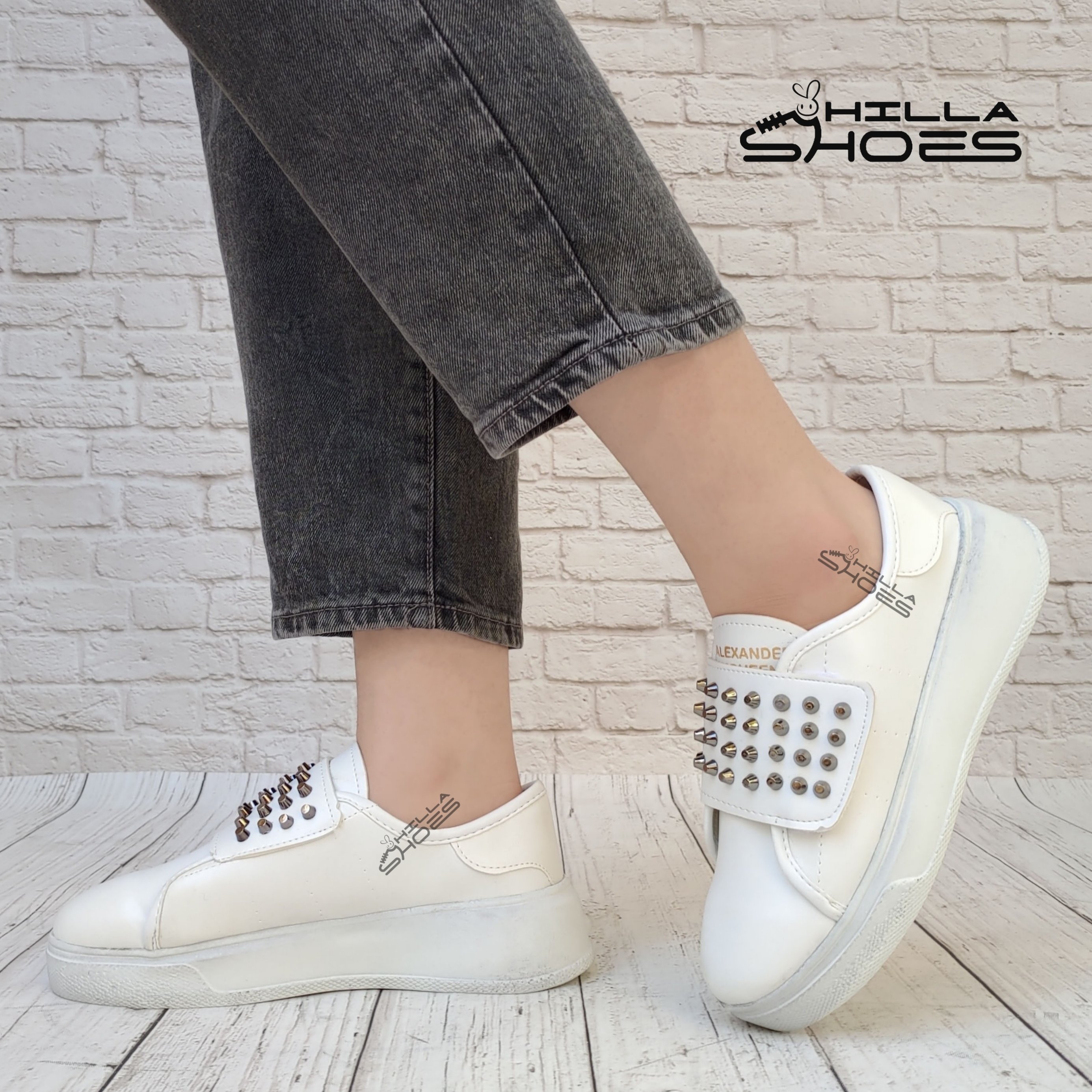 ونس لژدار چسبی طرح میخی سفید