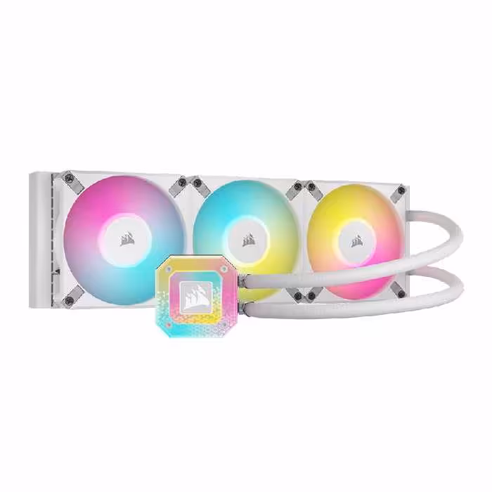 خنک کننده مایع پردازنده کورسیر iCUE H150i ELITE CAPELLIX XT White