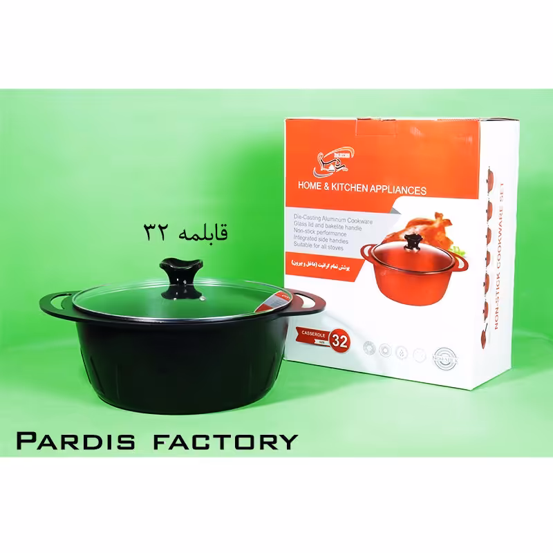 قابلمه سایز 32  نچسب گرانیتی 