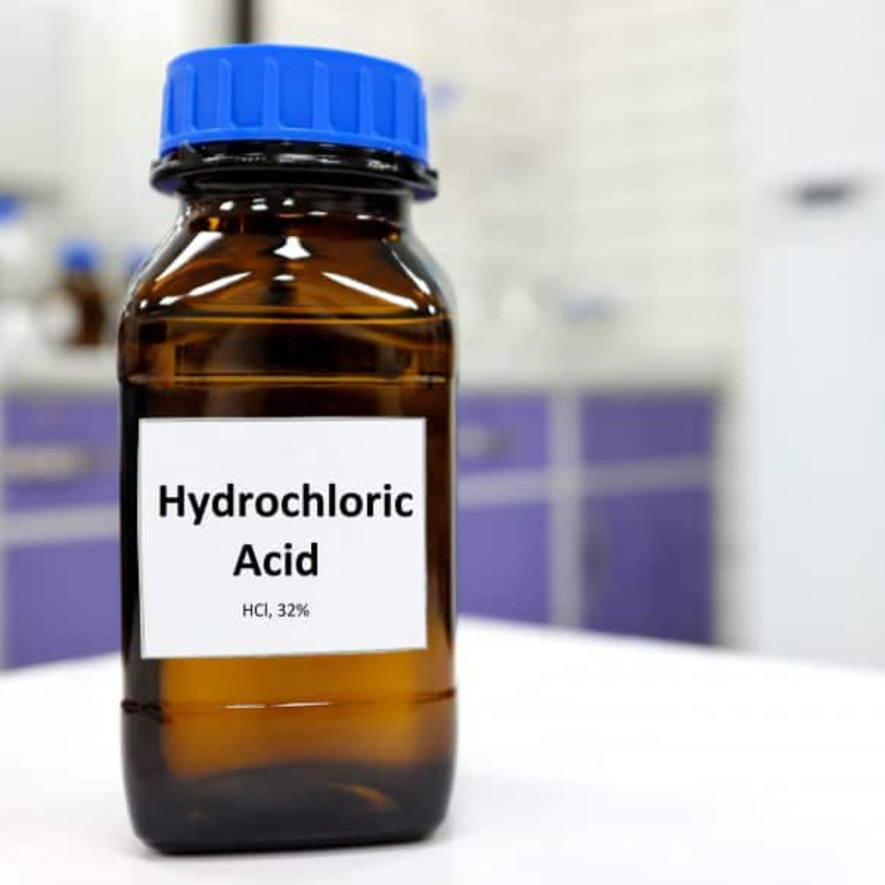 کلریدریک اسید 250 میلی گرمی (Hydrochloric acid) جهت مصارف علمی و آزمایشگاهی