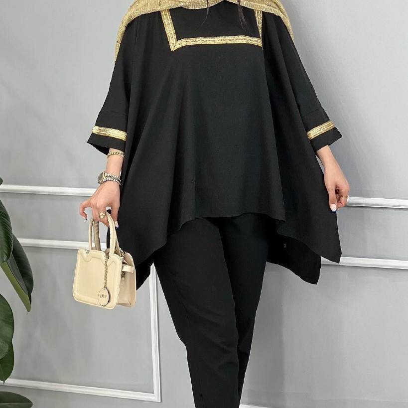مانتوپانچ مشکی