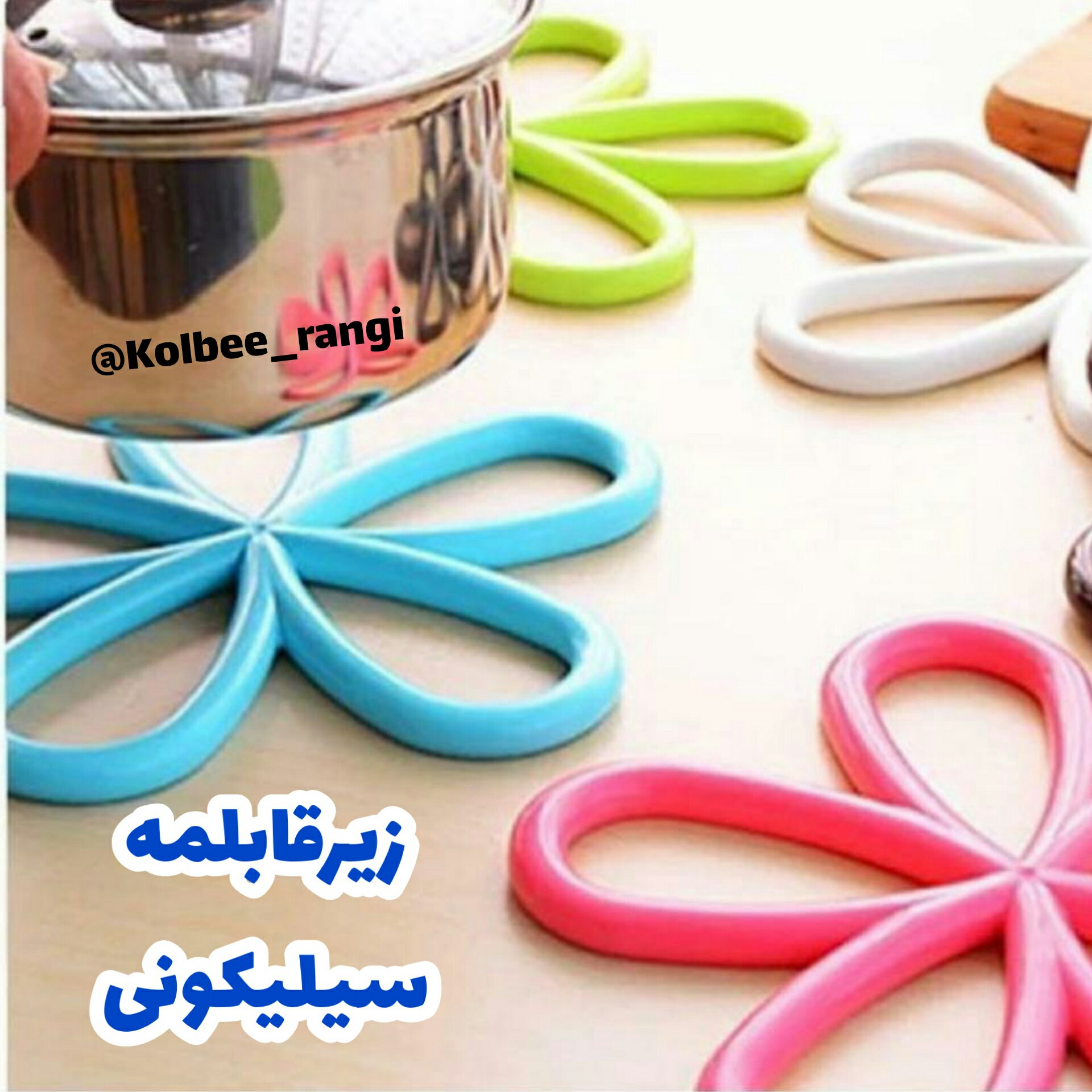 زیرقابلمه سیلیکونی طرح گل
