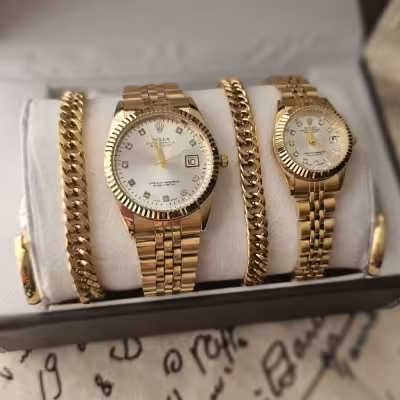 ست ساعت زنانه مردانه رولکس (ست کامل)