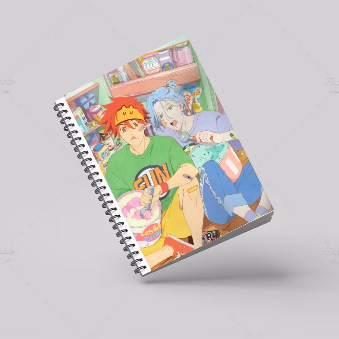 دفتر سیمی طرح لانگا و رکی