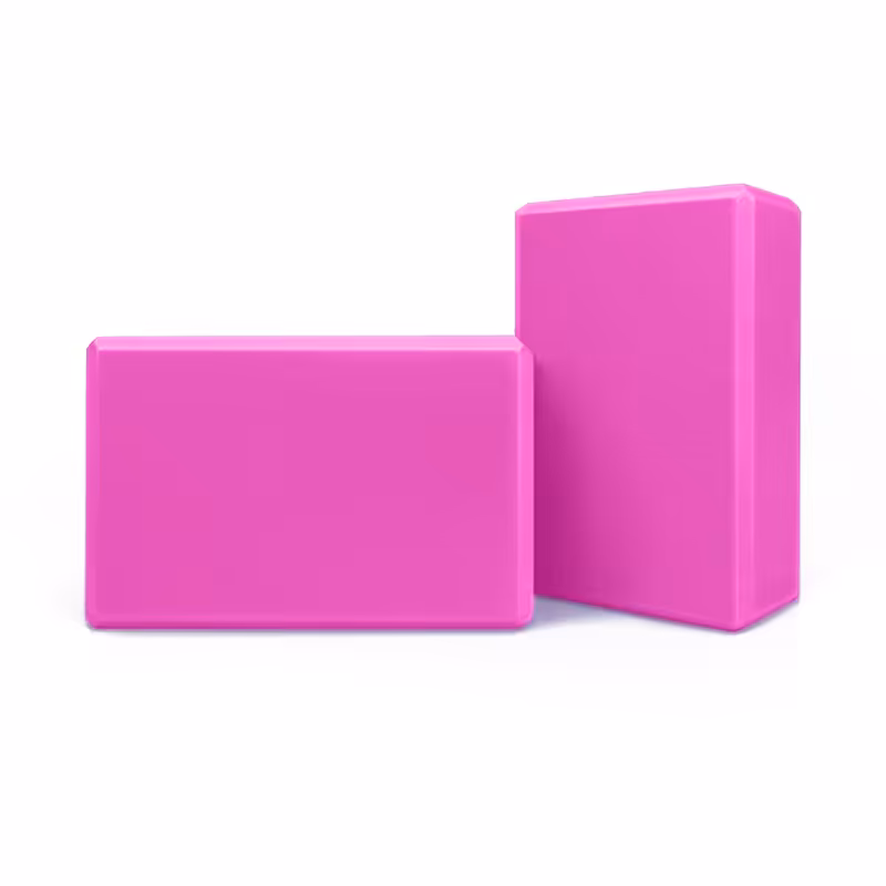 آجر بدنسازی یوگا گیاهی بسته دو عددی | Yoga Bricks | اورجینال | صورتی