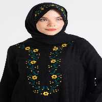 شال مشکی مردانه سیاه دوزی شیله پارچه چیگدم Eliş Şile Bezi