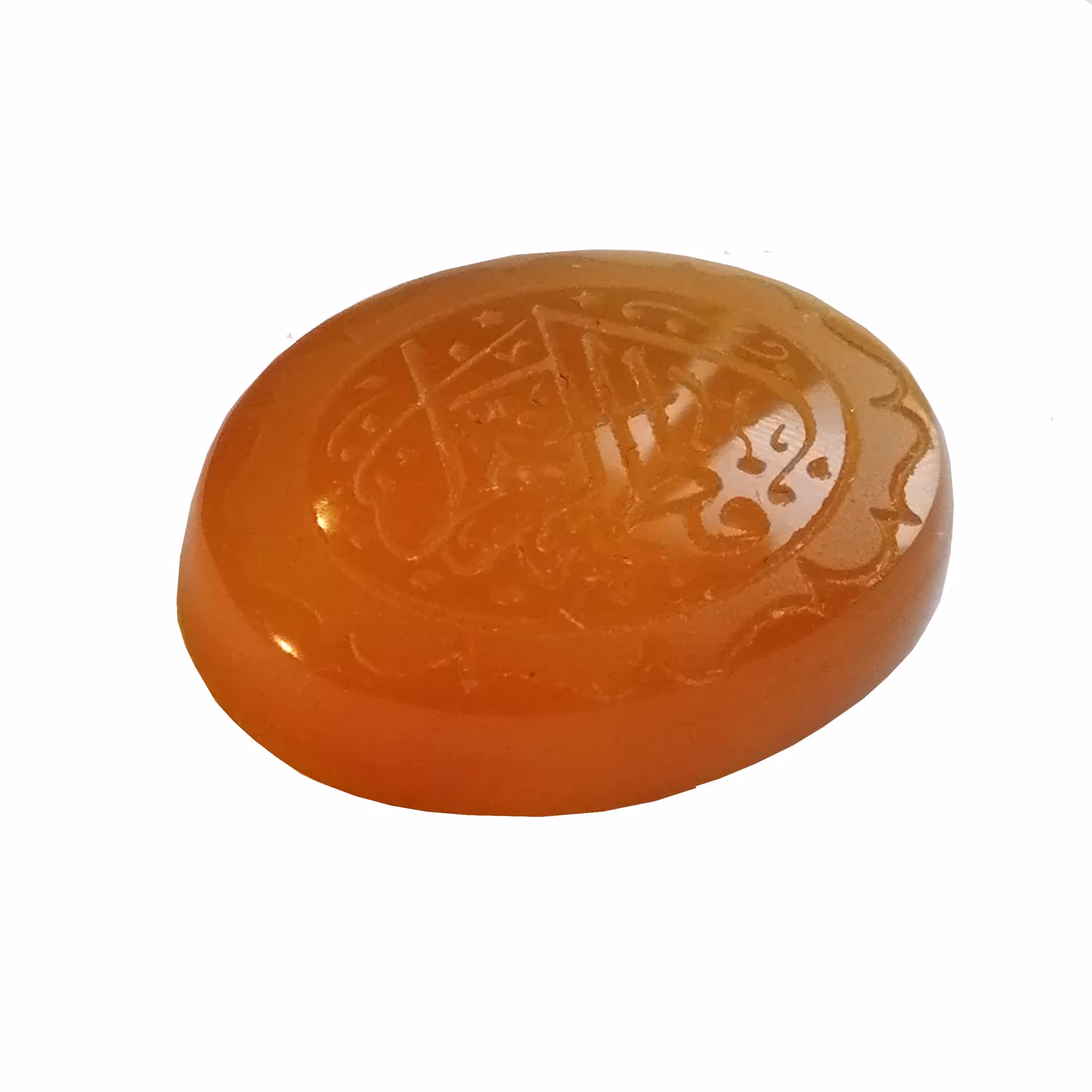 عقیق یمن مزین به نام مبارک (یا فاطمه زهرا ) کد 1004