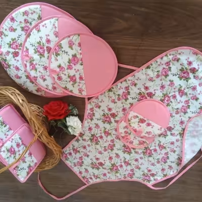 سرویس آشپزخانه پارچه ای سرویس آشپزخانه جهیزیه عروس سرویس دمکنی سرویس