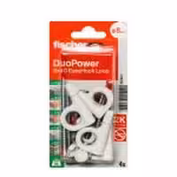 قلاب حلقه ای فیشر بسته 4 عددی  مدل 557927                     سایز 40×8 میلی متر