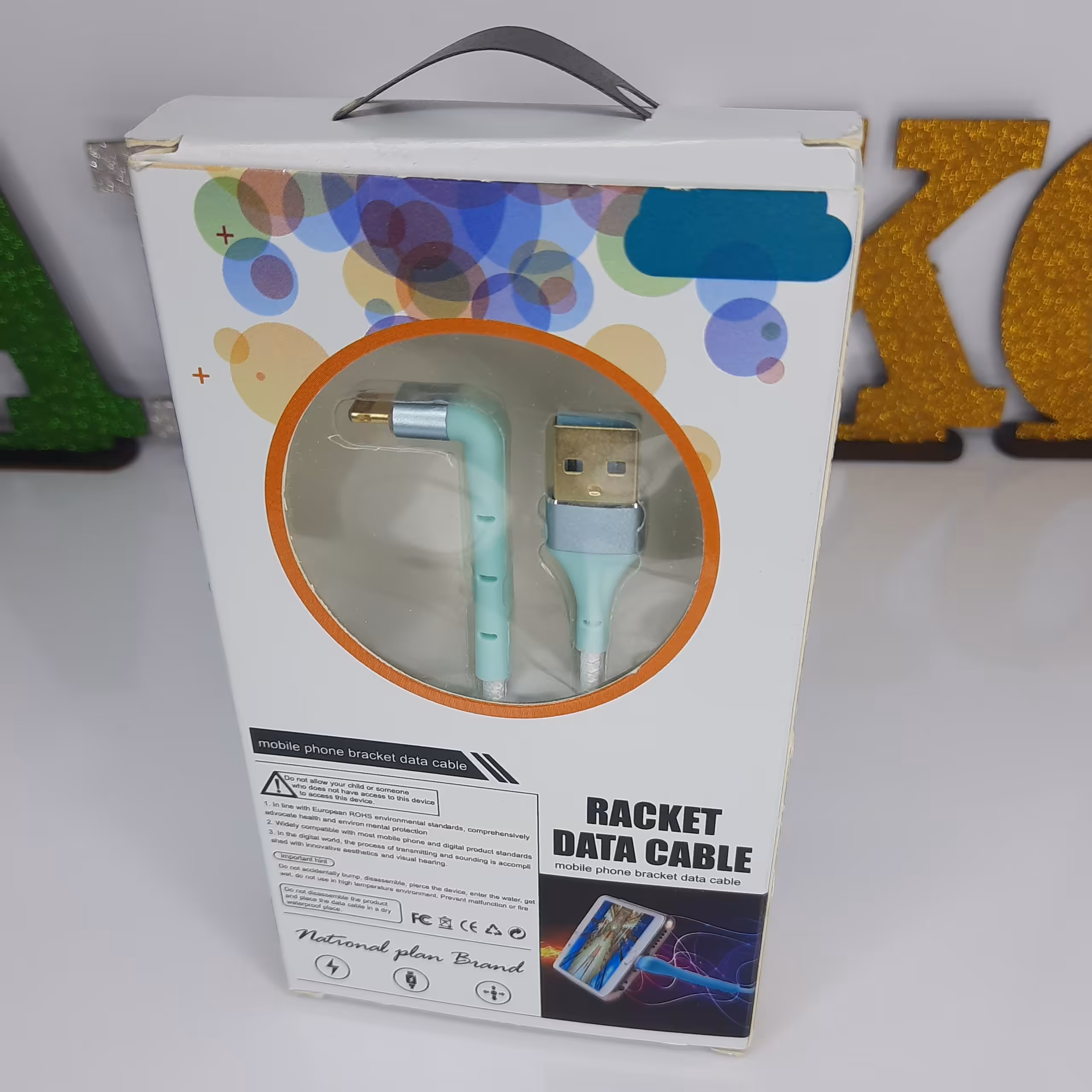 کابل شارژ آیفونی ( سر کج )