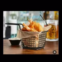 سبد فلزی سرو سیب زمینی