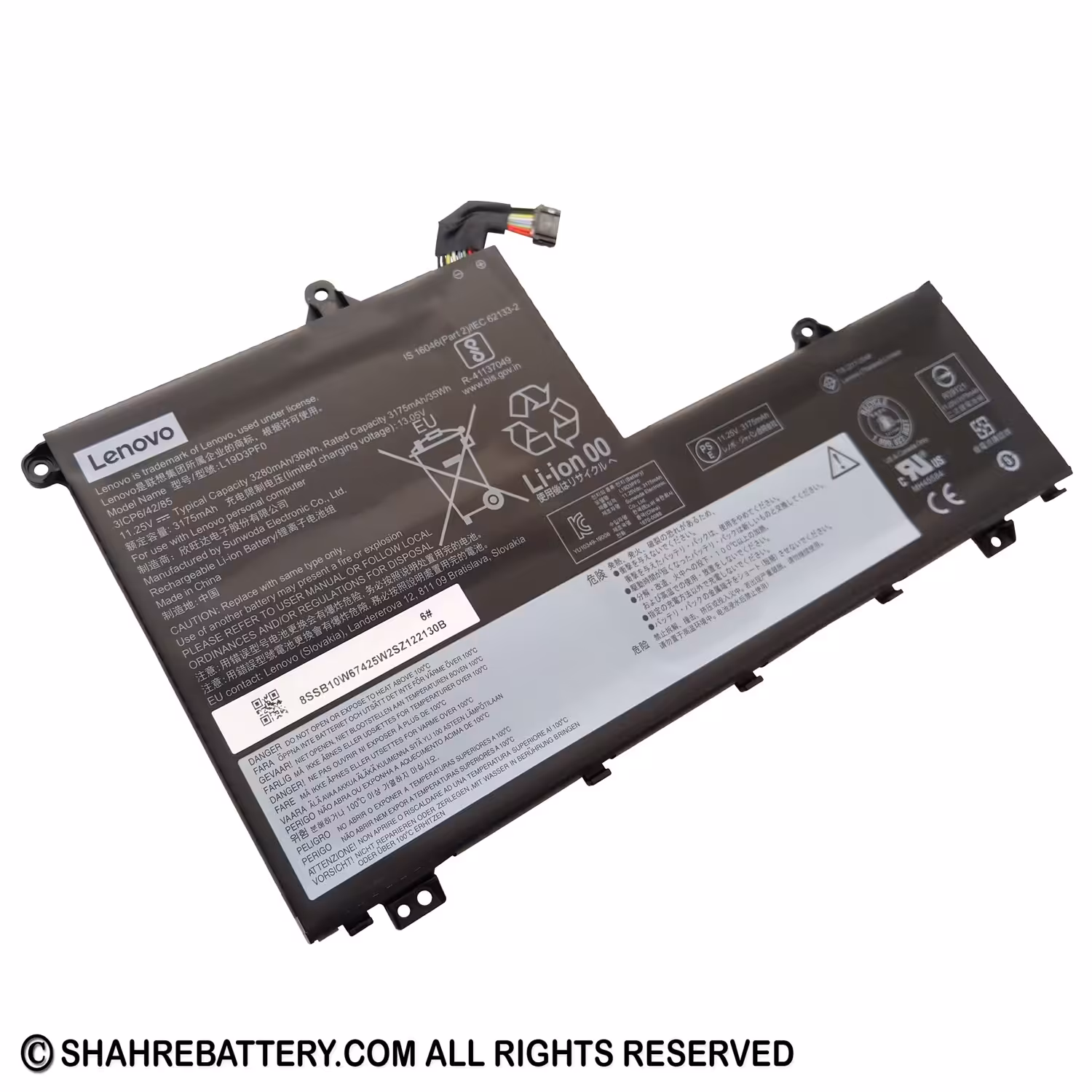 باتری اورجینال لپ تاپ لنوو Lenovo ThinkBook 14-IML L19C3PF1
