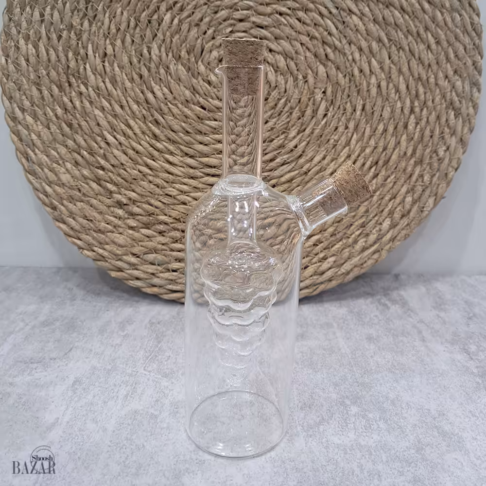 روغن ریز دوجداره پیرکس مدل خوشه انگور