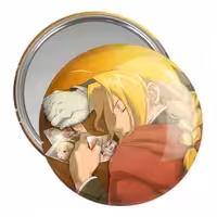 آینه جیبی خندالو مدل ادوارد الریک انیمه کیمیاگر تمام فلزی کد 12681